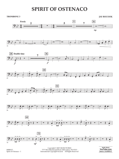 Spirit Of Ostenaco - Trombone 3