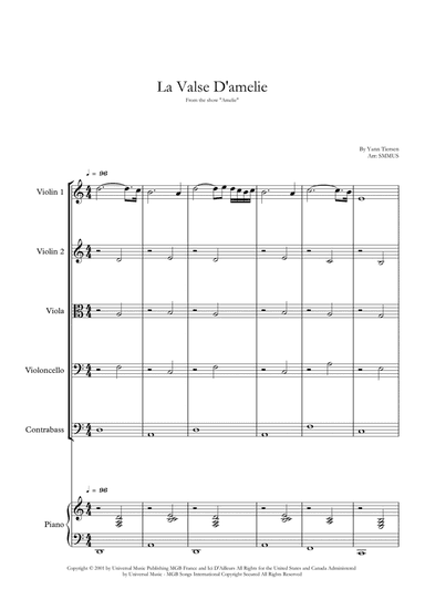 La Valse D'amelie