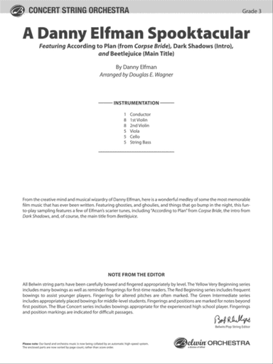A Danny Elfman Spooktacular: Score