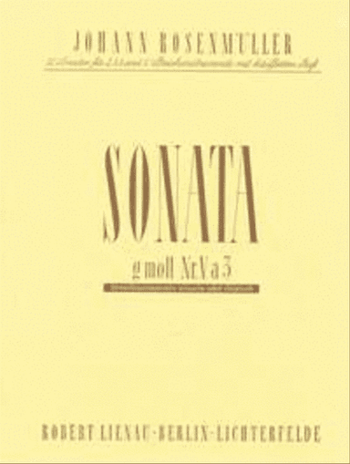 Sonata 5 g-Moll a 3