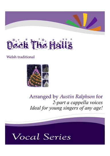 Deck The Halls - a cappella easy 2-part voices, for junior choir