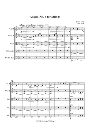 Adagio No 3 for Strings
