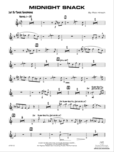 Midnight Snack: B-flat Tenor Saxophone