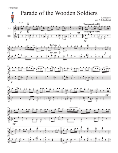 Parade of the Wooden Soldiers (Flute Duet)