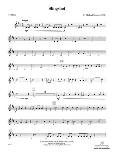 Slingshot: 1st F Horn