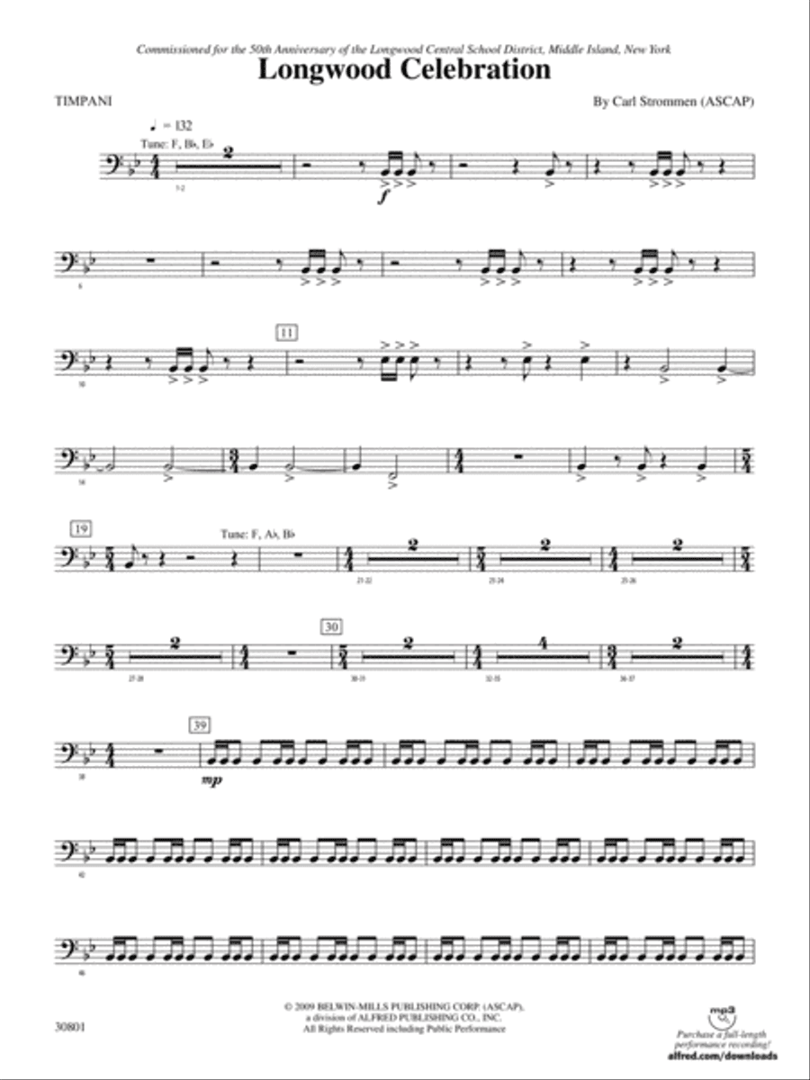 Longwood Celebration: Timpani