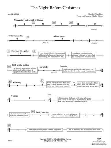 The Night Before Christmas: Narrator