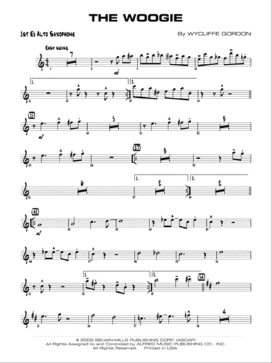 The Woogie: E-flat Alto Saxophone
