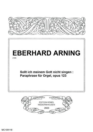 Sollt ich meinem Gott nicht singen