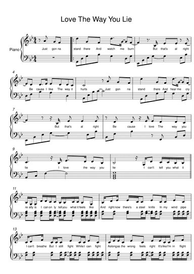 Love The Way You Lie