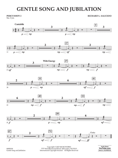 Gentle Song And Jubilation - Percussion 2