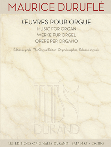Music for Organ [Oeuvres pour Orgue)