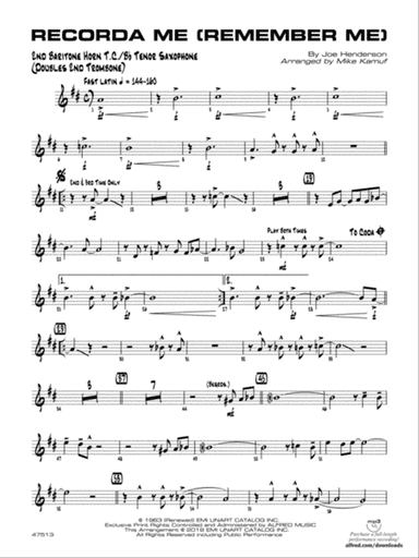 Recorda Me: 2nd Baritone T.C.