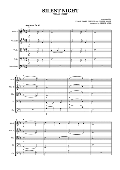 Silent Night (for String Orchestra)
