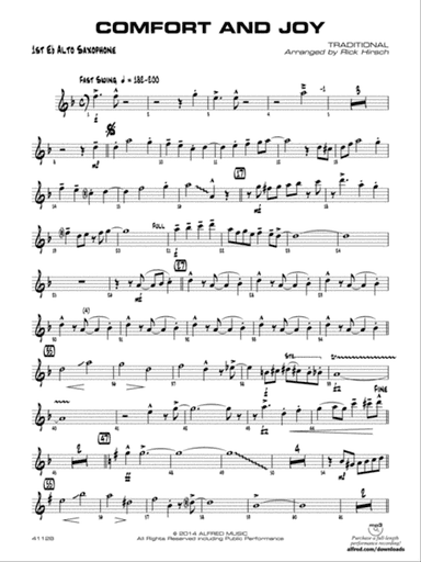 Comfort and Joy: E-flat Alto Saxophone