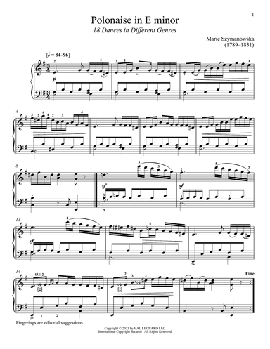 Polonaise in E minor