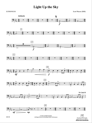 Light Up the Sky: Baritone B.C.