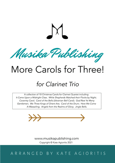 More Carols for Three - Clarinet Trio