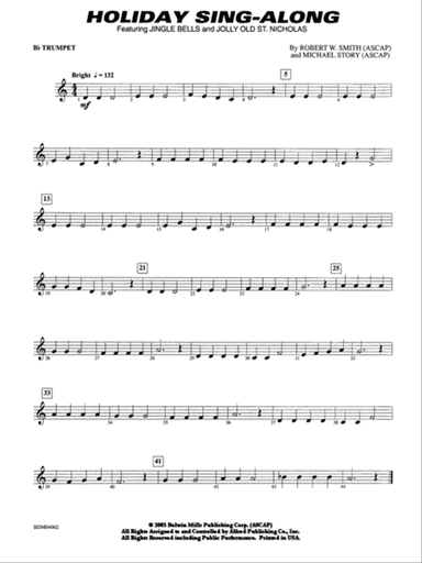 Holiday Sing-Along: 1st B-flat Trumpet