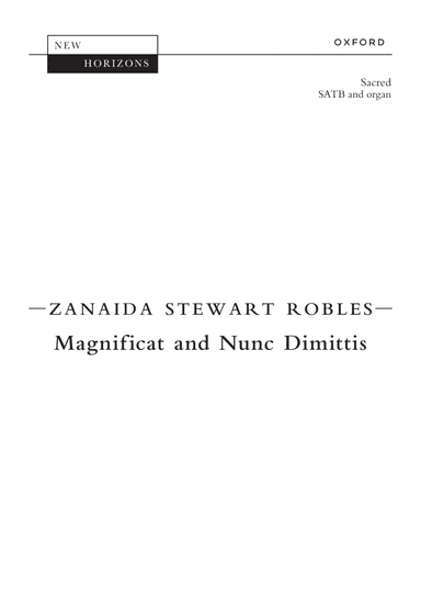 Magnificat and Nunc Dimittis