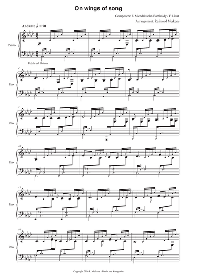 On wings of song