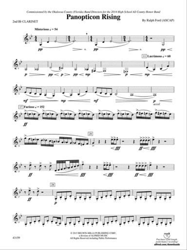 Panopticon Rising: 2nd B-flat Clarinet