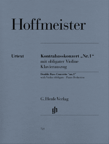 Concerto No. 1 for Double Bass and Orchestra (with Violin obbligato)