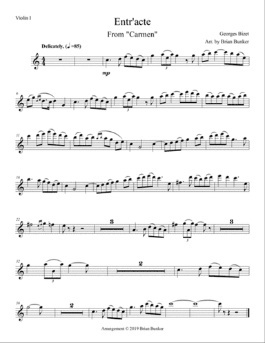 Entr'acte from Carmen