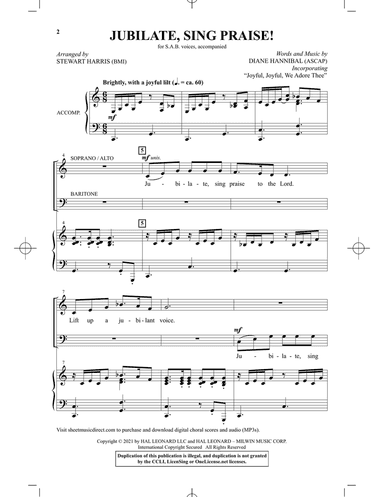 Jubilate, Sing Praise! (arr. Stewart Harris)