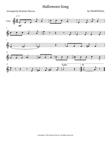 Halloween Song