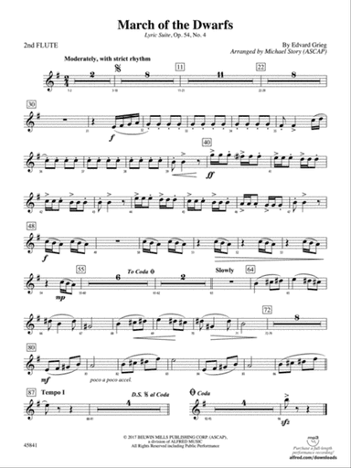 March of the Dwarfs: 2nd Flute