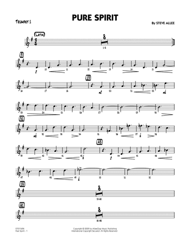Pure Spirit - Trumpet 1