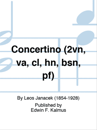 Concertino (2vn, va, cl, hn, bsn, pf)