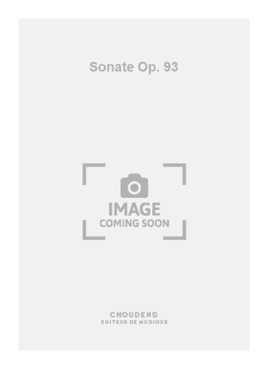 Sonate Op. 93