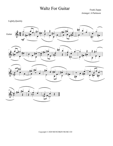 Waltz For Guitar