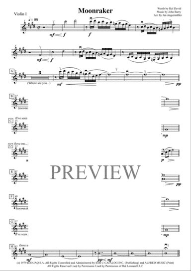 Moonraker Theme from MOONRAKER