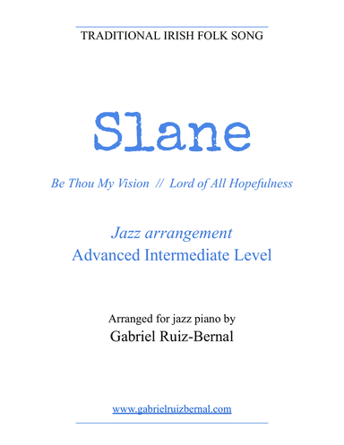 SLANE (jazz piano arrangement)