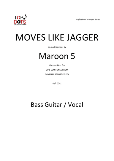 Moves Like Jagger