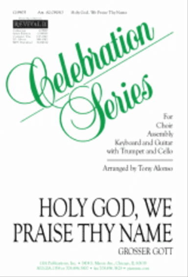 Holy God, We Praise Thy Name - Instrument edition