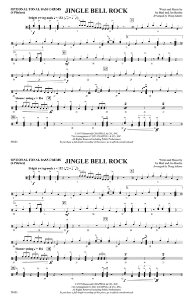 Jingle Bell Rock: Tonal Bass Drum