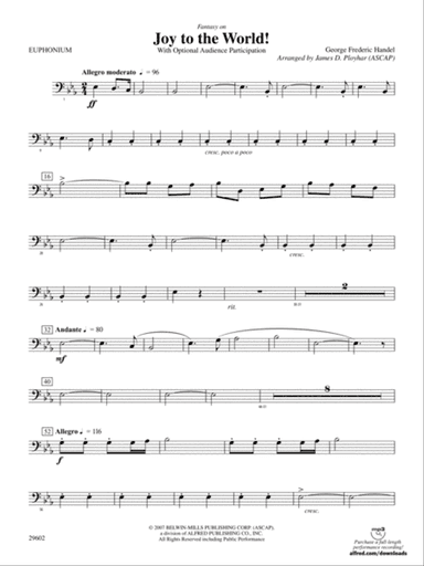 Joy to the World: Baritone B.C.