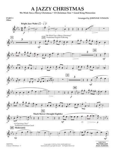A Jazzy Christmas - Pt.1 - Oboe