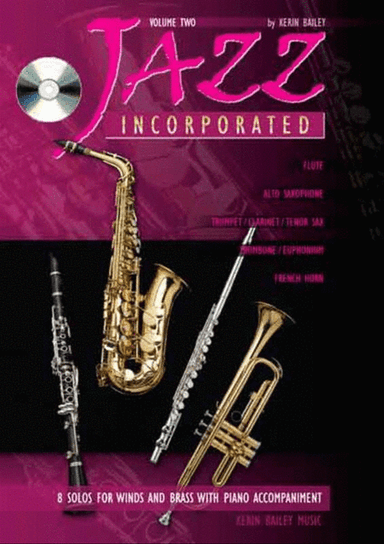 Jazz Incorporated Book 2 Book/CD Tpt/Cla/Ten Sax/Pno