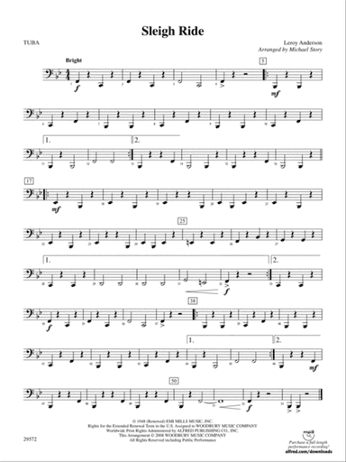 Sleigh Ride: Tuba