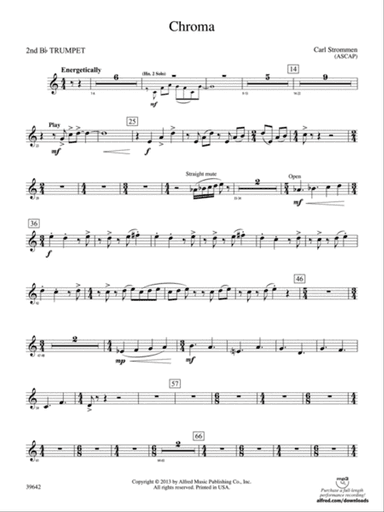 Chroma: 2nd B-flat Trumpet