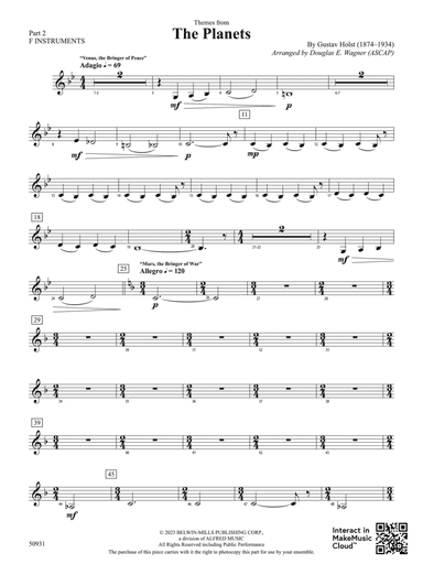 The Planets: Part 2 - F Instruments