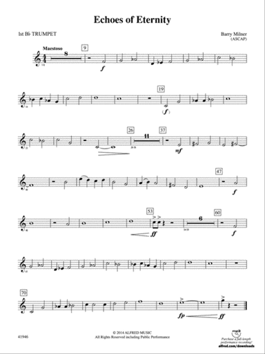 Echoes of Eternity: 1st B-flat Trumpet