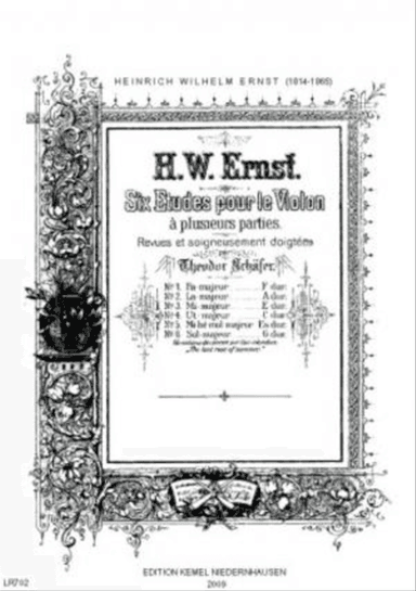 Six etudes a plusieurs parties