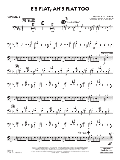 E's Flat, Ah's Flat Too (arr. Sy Johnson) - Trombone 2