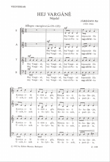 Hej Vargáné. Folksong
